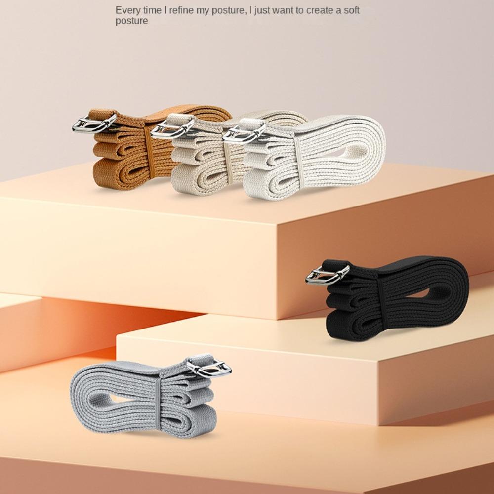 Регулируемый пояс для растяжки йоги, пилатеса, йоги, фитнеса, ремни для растяжки жёлтый